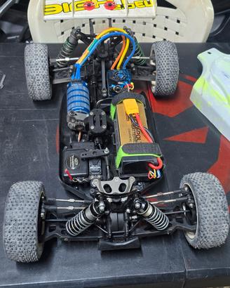 macchinina radiocomandata buggy 1/8 losi