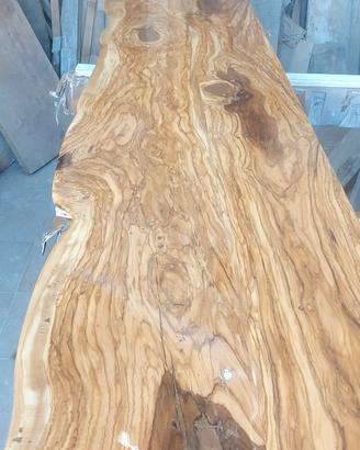 TOP CUCINA IN LEGNO DI ULIVO 