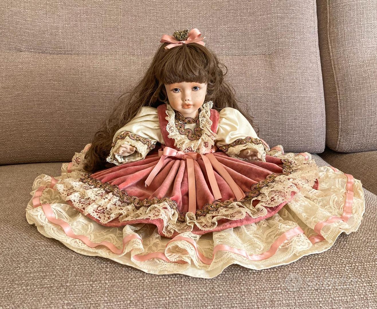 Bambola Di Porcellana Donna 40cm - Figura Decorativa Per Casa, Collezionismo, Regalo Per Ragazze - Foto 10