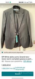 Off-White completo uomo taglia 46
