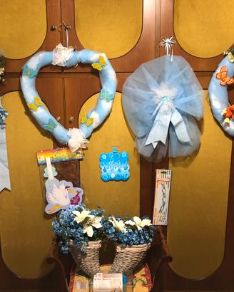 Decorazioni battesimo/nascita maschietto