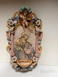 Acquasantiera santanna con maria