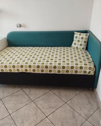 letto singolo con materasso 