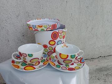 set di 2 tazze da cappuccino 