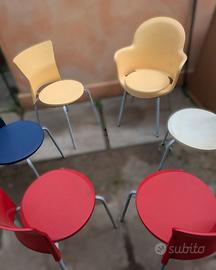 🎉 Set di Sedie Colorate da Esterno 🎉