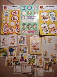 Set adesivi e figurine Bonnie Bonnets vintage