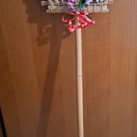 Scopa decorativa in saggina