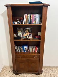 Libreria arte povera marrone