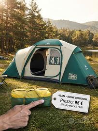 Tenda Quechua Arpenaz Family 4.1 Fresh & Black 