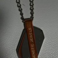 Collana uomo in acciaio DNA genetic 'jewels