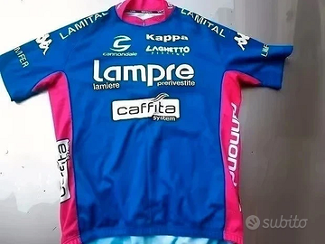 Maglia Lampre Ciclismo Kappa Cannondale Vintage Je