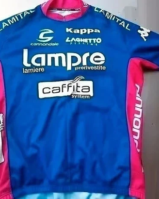 Maglia Lampre Ciclismo Kappa Cannondale Vintage Je