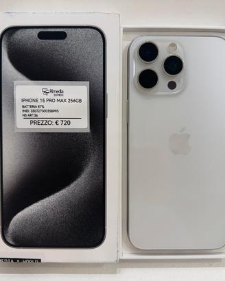 iPhone 15 Pro Max 256GB usato promo