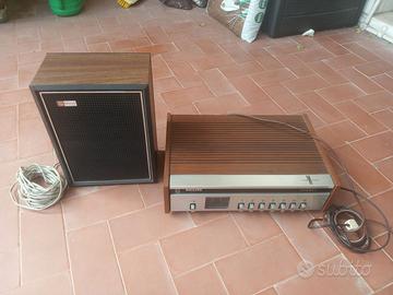 Radio PHILIPS HFI vintage 1970 + cassa + omaggi