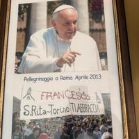 Quadro papa Francesco