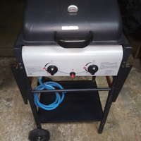 Barbecue a gas con pietra lavica