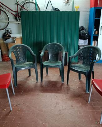Sedie di plastica