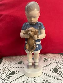 Bimbo con cane Royal Copenhagen