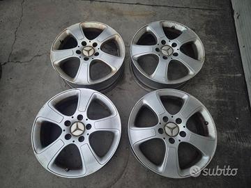 Cerchi In Lega Da 16" Per Mercedes Classe A W169