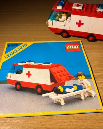 LEGO 6688 Ambulanza - Ambulance Lego City 1985