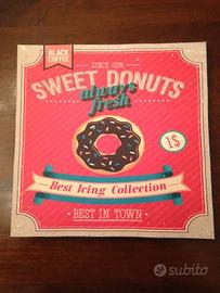Pannello da parete casa/bar/pub Sweet Donuts