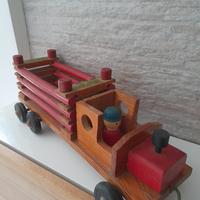 Trenino in legno vintage 