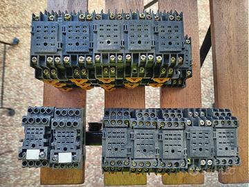 zoccoli porta relè elettronica vintage