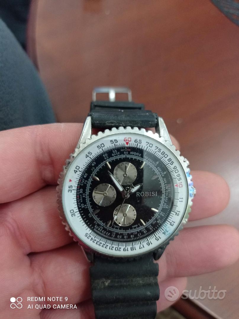 orologio Robisi cronografo sportivo uomo Abbigliamento e