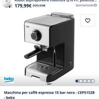 BEKO Macchina caffè Espresso Manuale CEP5152B