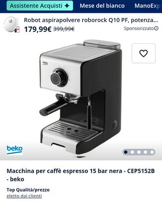 BEKO Macchina caffè Espresso Manuale CEP5152B