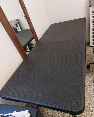 Tavolo pieghevole 180 x 74 cm
