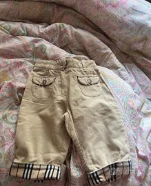 pantaloni burberry