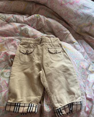 pantaloni burberry