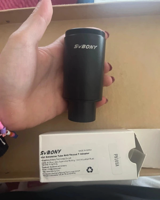 estinzioni fotocamera per telescopio