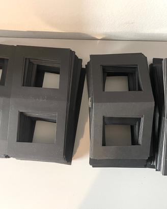 Passepartout neri per diapositive negative 6x7