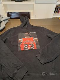 Felpa Nera con stampa Jordan  taglia S