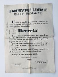 Manifesto Risorgimentale 26 Settembre 1859