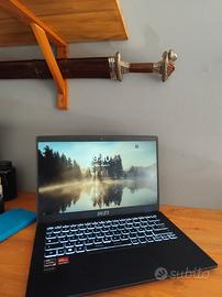 LAPTOP MSI - Ryzen 5 7530U 14" 8GB RAM 