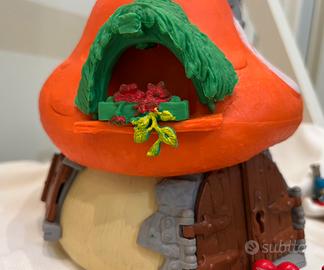 Casa dei Puffi Schleich Peyo anni 80