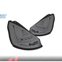 FANALI FORD FIESTA MK7 08-12 LIGHT BAR FONDO CROMA