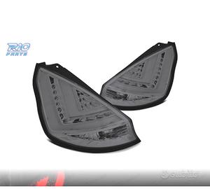 FANALI FORD FIESTA MK7 08-12 LIGHT BAR FONDO CROMA