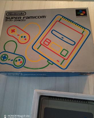 Super famicom jap 2 pad con 6 giochi
