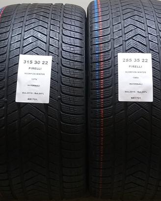 4 GOMME 285 35 22 E 315 30 22 PIRELLI BR1701