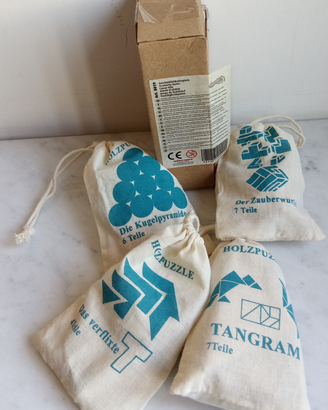 Puzzle in legno (4 giochi)