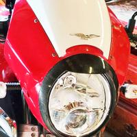 Moto Guzzi Cornice faro CARBONIO