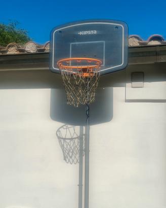 porta calcio e canestro da basket 