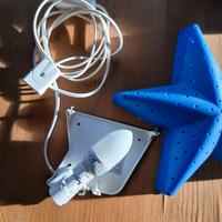 Luce notturna stella blu Ikea