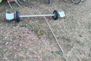 carrello da spiaggia per catamarano 