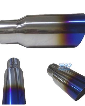 TERMINALE SCARICO COLLA TONDA 61-90MM INOX TAGLIO 