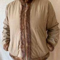 Giubbotto con inserti di pelliccia